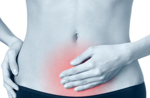 Varicose veins of the pelvis.